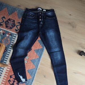 KanCan Midnight Blue Women's Skinny Jeans